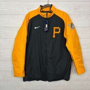 Nike Baseball MLB Authentic Collection Pittsburgh Pirates Jacket Coat NWT Large
